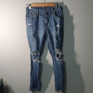 Gap Jeans Womens Size 2 Size 26 Blue Best Girlfriend Lightweight Comfy